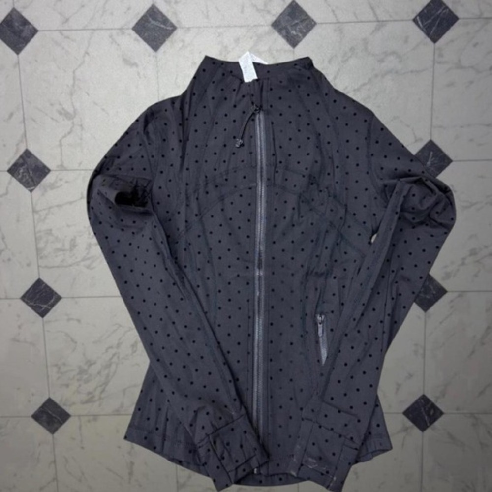 Lululemon Define Jacket & Leggings Polka Dot Set NWT Size 8 - Picture 2 of 4